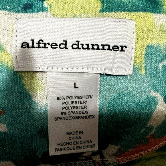 Alfred Dunner Womens Sz L Colorful Beaded Coastal Drive Pullover Top Stretch NEW - Picture 5 of 6